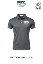 Peter Millar Mens Solid Performance Polo - Self Collar - Carr Supply - Tiffin