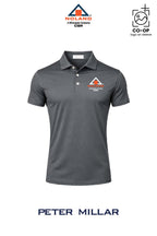 Peter Millar Mens Solid Performance Polo - Self Collar - Noland CSR
