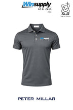 Peter Millar Mens Solid Performance Polo - Self Collar - Winsupply of El Paso