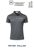Peter Millar Mens Solid Performance Polo - Self Collar - Winsupply Ft Myers FL Co.