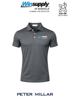 Peter Millar Mens Solid Performance Polo - Self Collar - Winsupply of Nashville