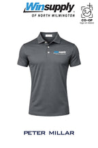 Peter Millar Mens Solid Performance Polo - Self Collar - Winsupply N Wilmington NC