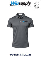 Peter Millar Mens Solid Performance Polo - Self Collar - Winsupply of West Hartford