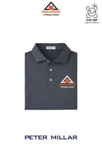 Peter Millar Mens Solid Performance Polo - Self Collar - Noland of Augusta GA