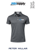 Peter Millar Mens Solid Performance Polo - Self Collar - Winsupply of Hendersonville