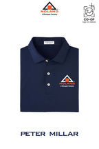 Peter Millar Mens Solid Performance Polo - Self Collar - Noland of Augusta GA