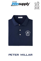 Peter Millar Mens Solid Performance Polo - Self Collar - Winsupply Tucson AZ