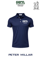 Peter Millar Mens Solid Performance Polo - Self Collar - Carr Supply - Tiffin
