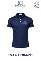 Peter Millar Mens Solid Performance Polo - Self Collar - Winsupply Sarasota FL Co.