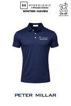 Peter Millar Mens Solid Performance Polo - Self Collar - Winsupply of Winter Haven