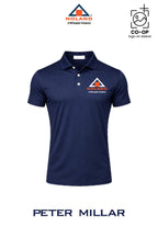 Peter Millar Mens Solid Performance Polo - Self Collar - Harrison Noland