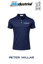 Peter Millar Mens Solid Performance Polo - Self Collar - Griffith Windustrial