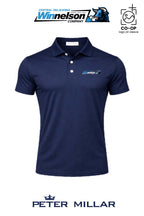 Peter Millar Mens Solid Performance Polo - Self Collar - Winnelson Central Oklahoma