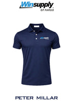 Peter Millar Mens Solid Performance Polo - Self Collar - Winsupply of Fargo