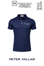 Peter Millar Mens Solid Performance Polo - Self Collar - Winsupply Ft Myers FL Co.