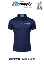 Peter Millar Mens Solid Performance Polo - Self Collar - Lawrenceburg Winsupply