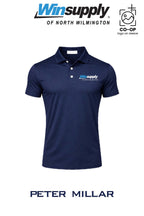 Peter Millar Mens Solid Performance Polo - Self Collar - Winsupply N Wilmington NC