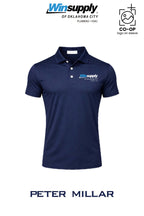 Peter Millar Mens Solid Performance Polo - Self Collar - Winsupply of Oklahoma City