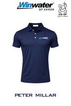 Peter Millar Mens Solid Performance Polo - Self Collar - Winwater of Akron