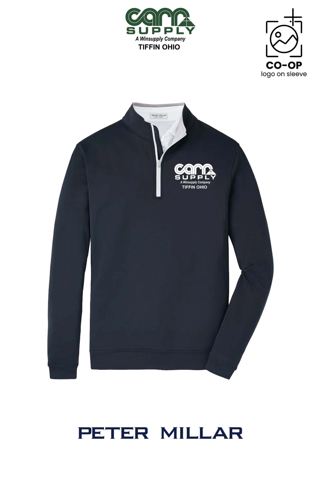 Peter Millar Mens Perth Performance Quarter-Zip - Carr Supply - Tiffin