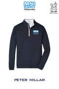 Peter Millar Mens Perth Performance Quarter-Zip - MSI Supply Houston