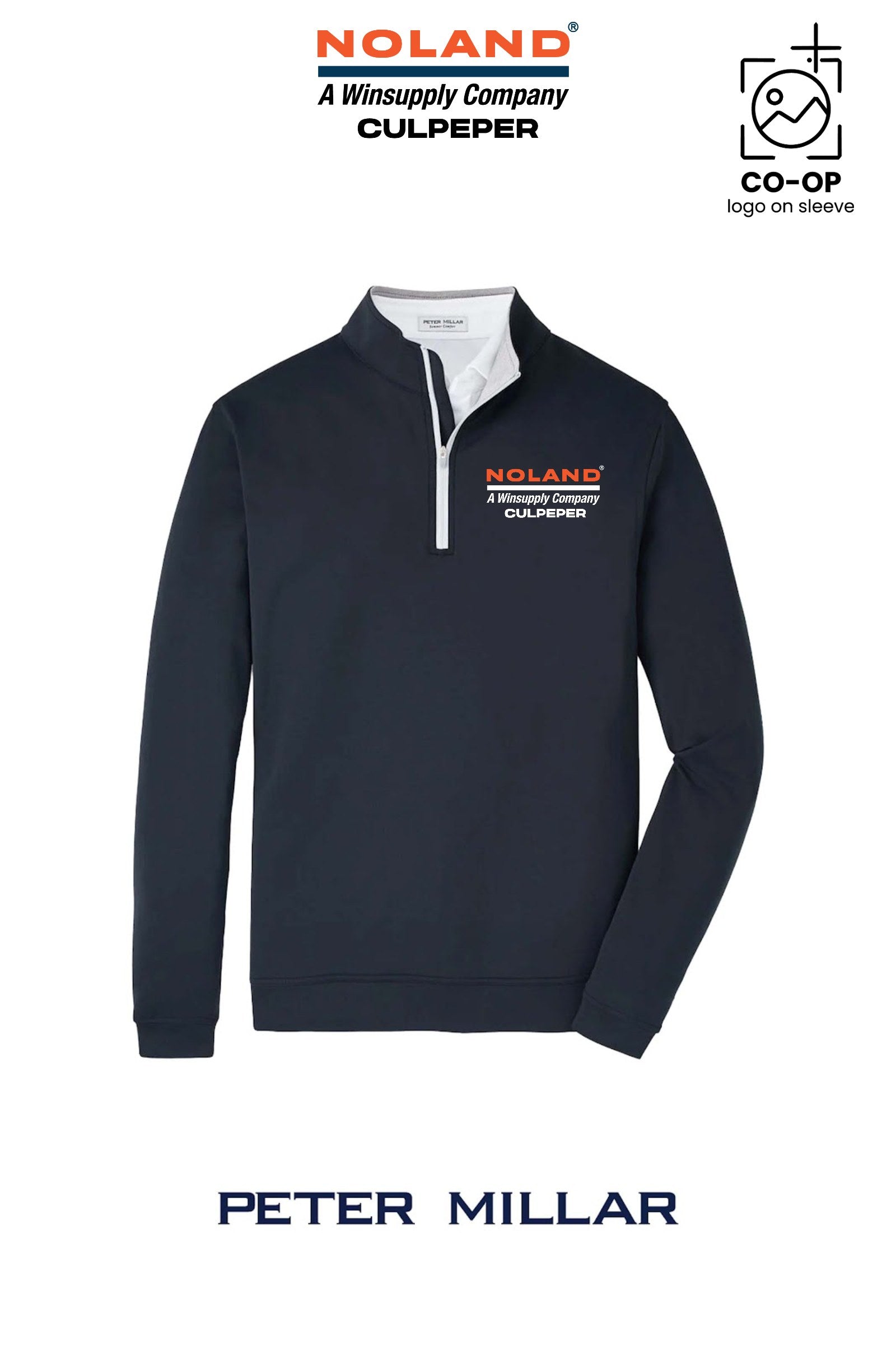 Peter Millar Mens Perth Performance Quarter-Zip - Culpeper Noland