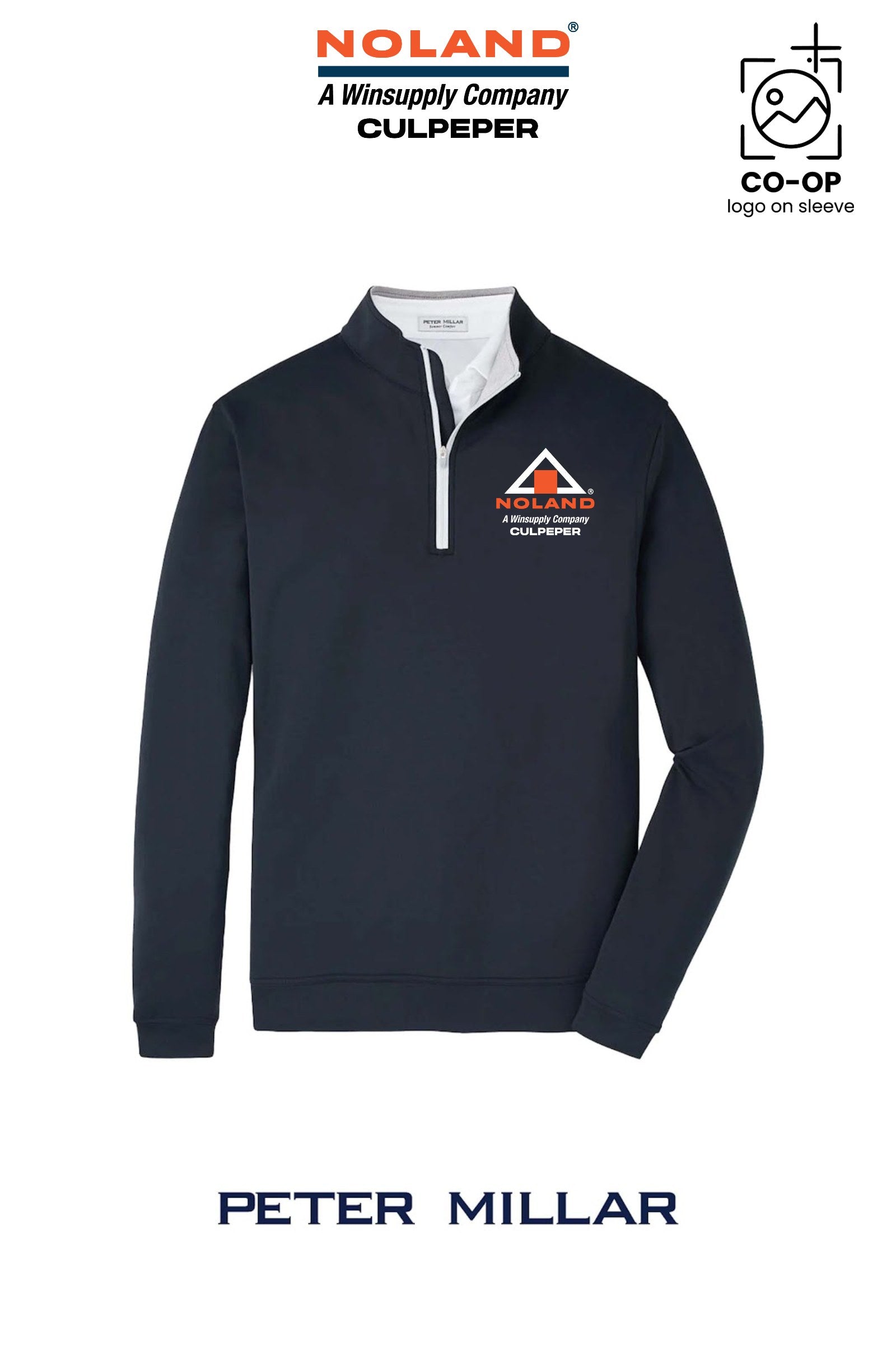 Peter Millar Mens Perth Performance Quarter-Zip - Culpeper Noland