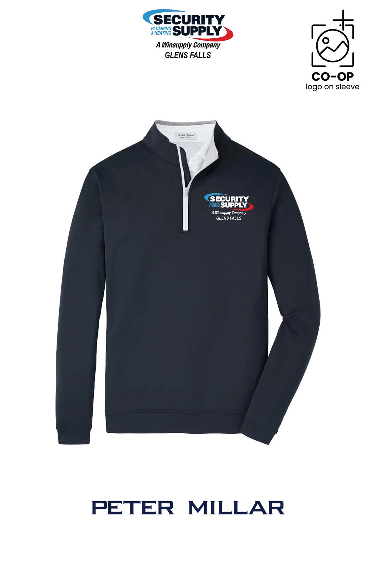 Peter Millar Mens Perth Performance Quarter-Zip - SPHS Glens Falls