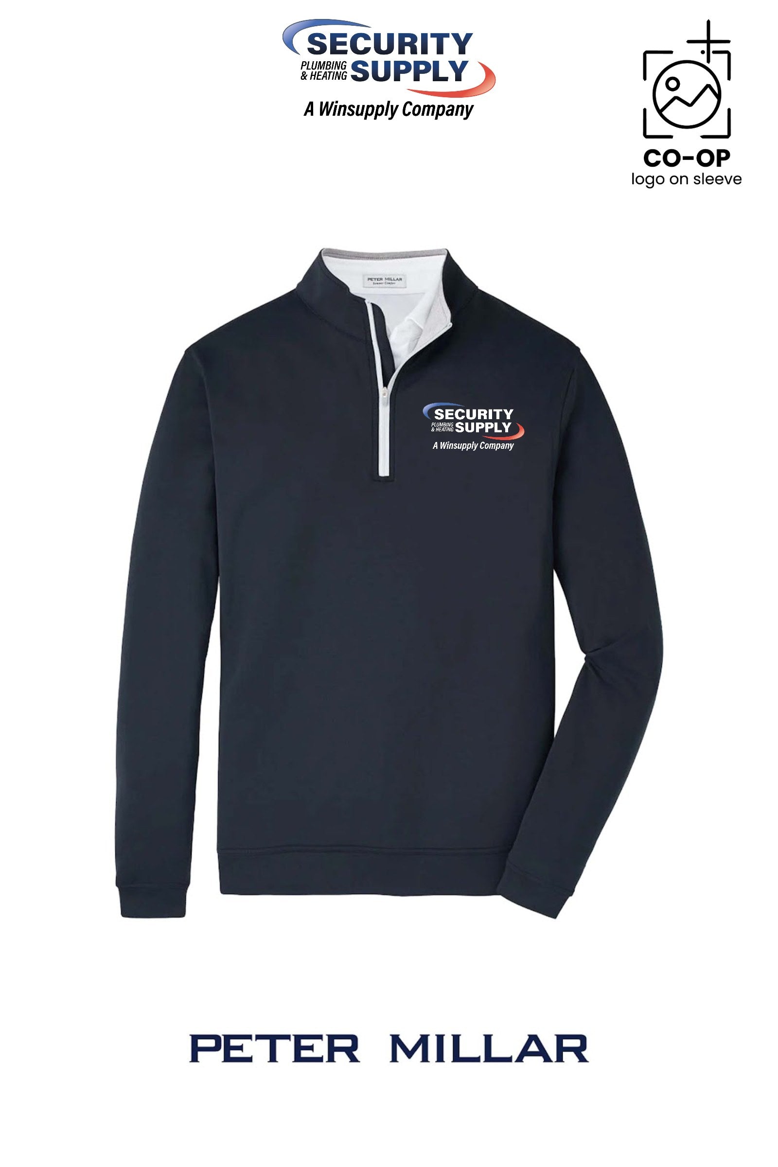Peter Millar Mens Perth Performance Quarter-Zip - SPHS Watertown