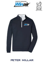Peter Millar Mens Perth Performance Quarter-Zip - North Denver Winair