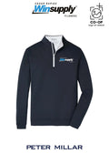 Peter Millar Mens Perth Performance Quarter-Zip - Cedar Rapids Winsupply