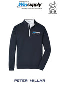 Peter Millar Mens Perth Performance Quarter-Zip - Edwardsville Winsupply