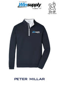 Peter Millar Mens Perth Performance Quarter-Zip - Pittsburg Winsupply
