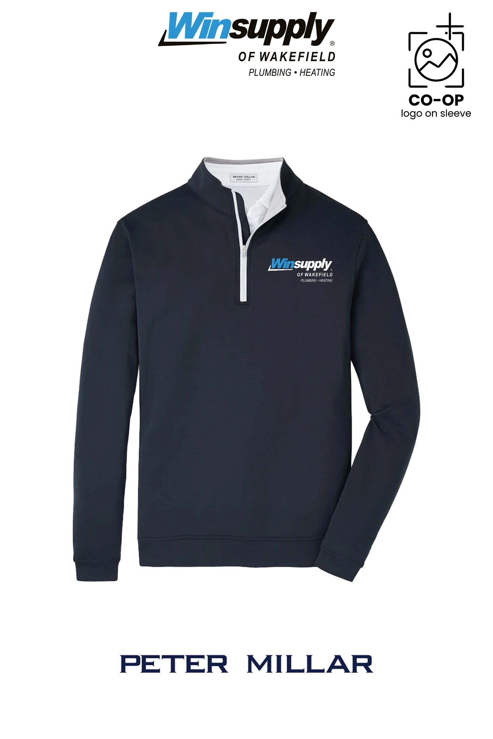 Peter Millar Mens Perth Performance Quarter-Zip - Winsupply of Wakefield