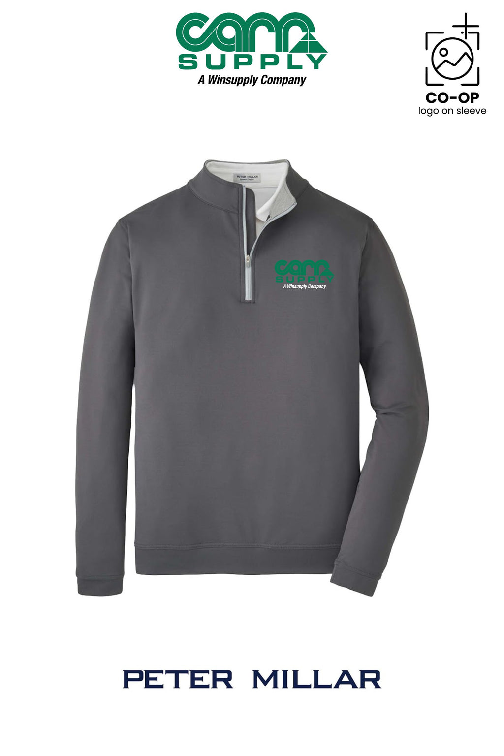 Peter Millar Mens Perth Performance Quarter-Zip - Carr Supply - Athens