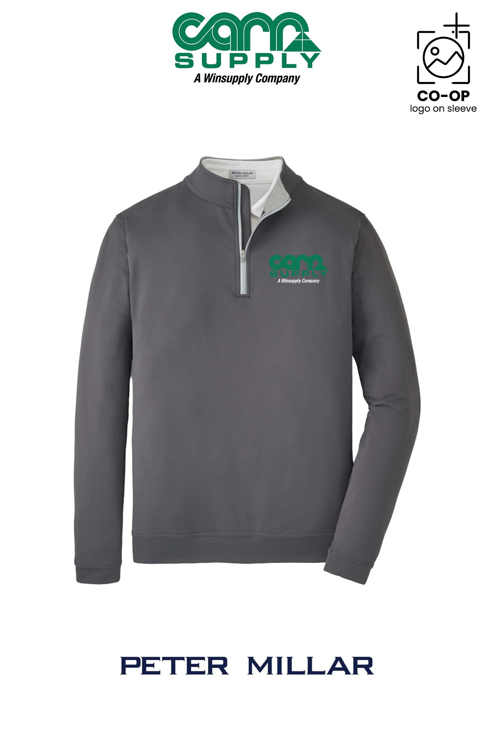 Peter Millar Mens Perth Performance Quarter-Zip - Carr Supply - Athens