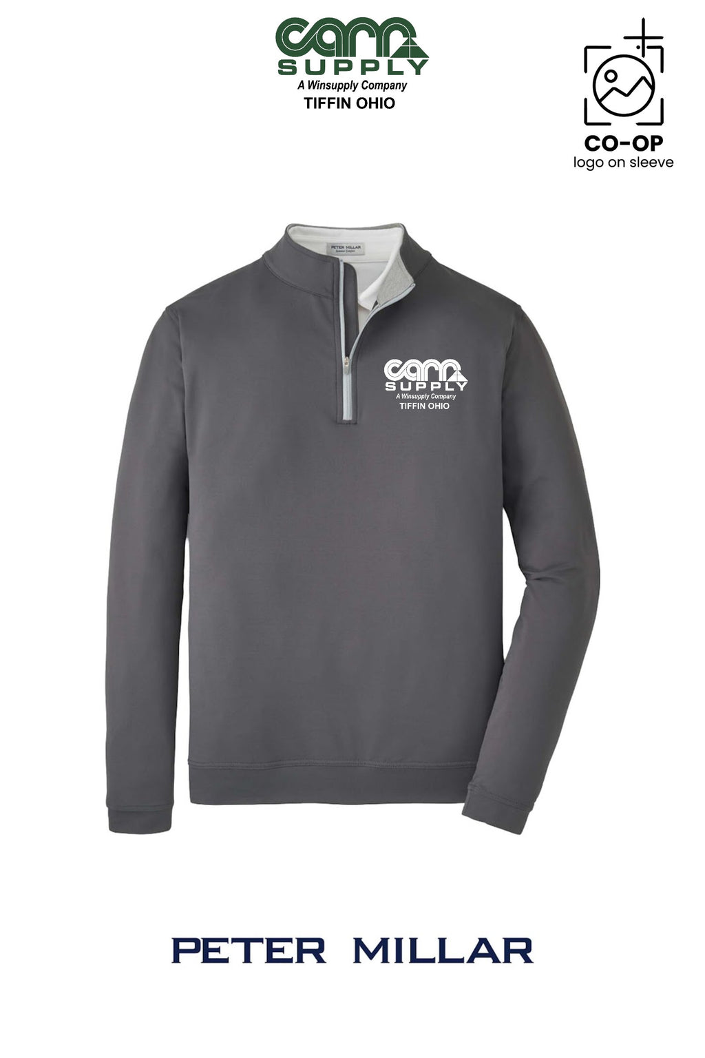 Peter Millar Mens Perth Performance Quarter-Zip - Carr Supply - Tiffin
