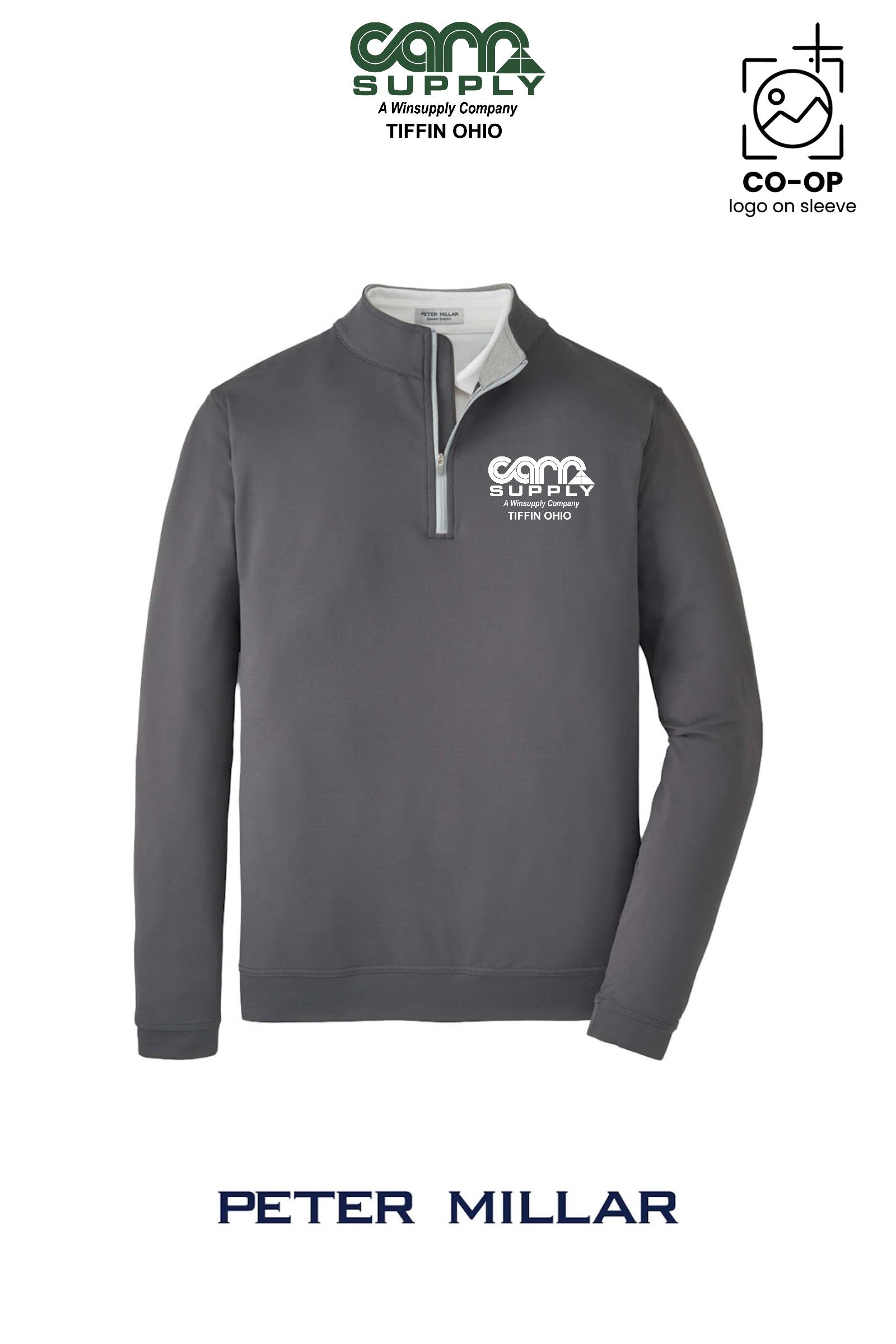 Peter Millar Mens Perth Performance Quarter-Zip - Carr Supply - Tiffin