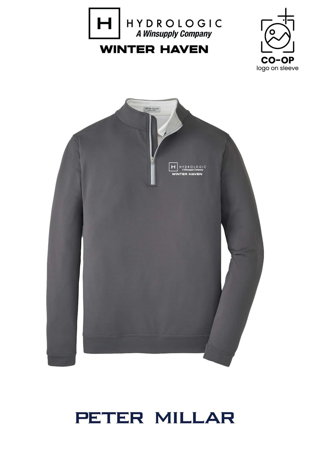 Peter Millar Mens Perth Performance Quarter-Zip - Winsupply of Winter Haven