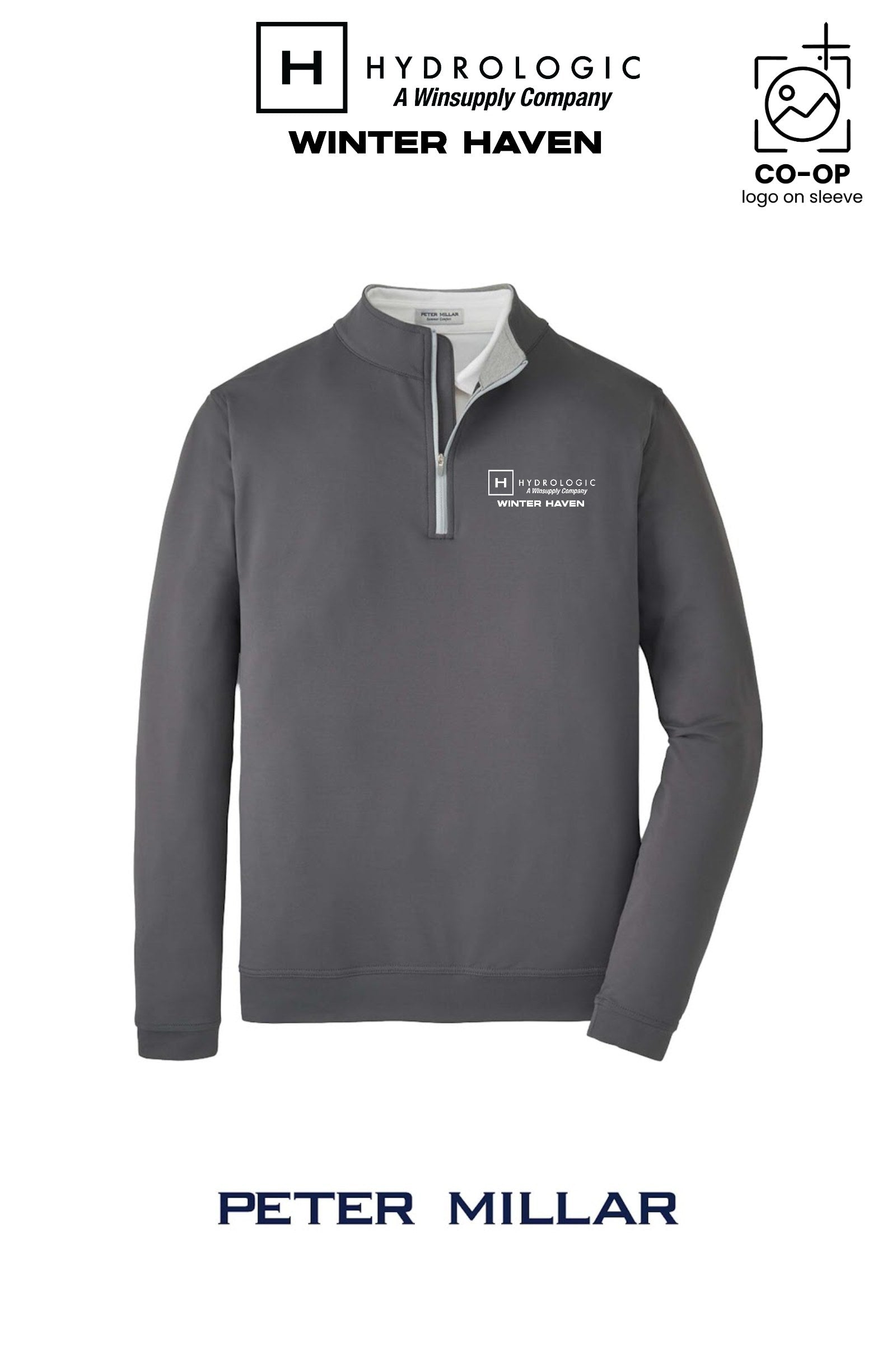 Peter Millar Mens Perth Performance Quarter-Zip - Winsupply of Winter Haven