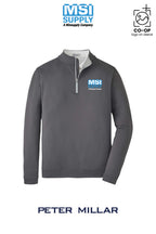 Peter Millar Mens Perth Performance Quarter-Zip - MSI Supply Houston