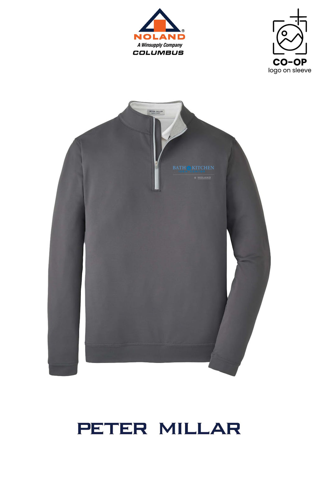 Peter Millar Mens Perth Performance Quarter-Zip - Columbus Noland