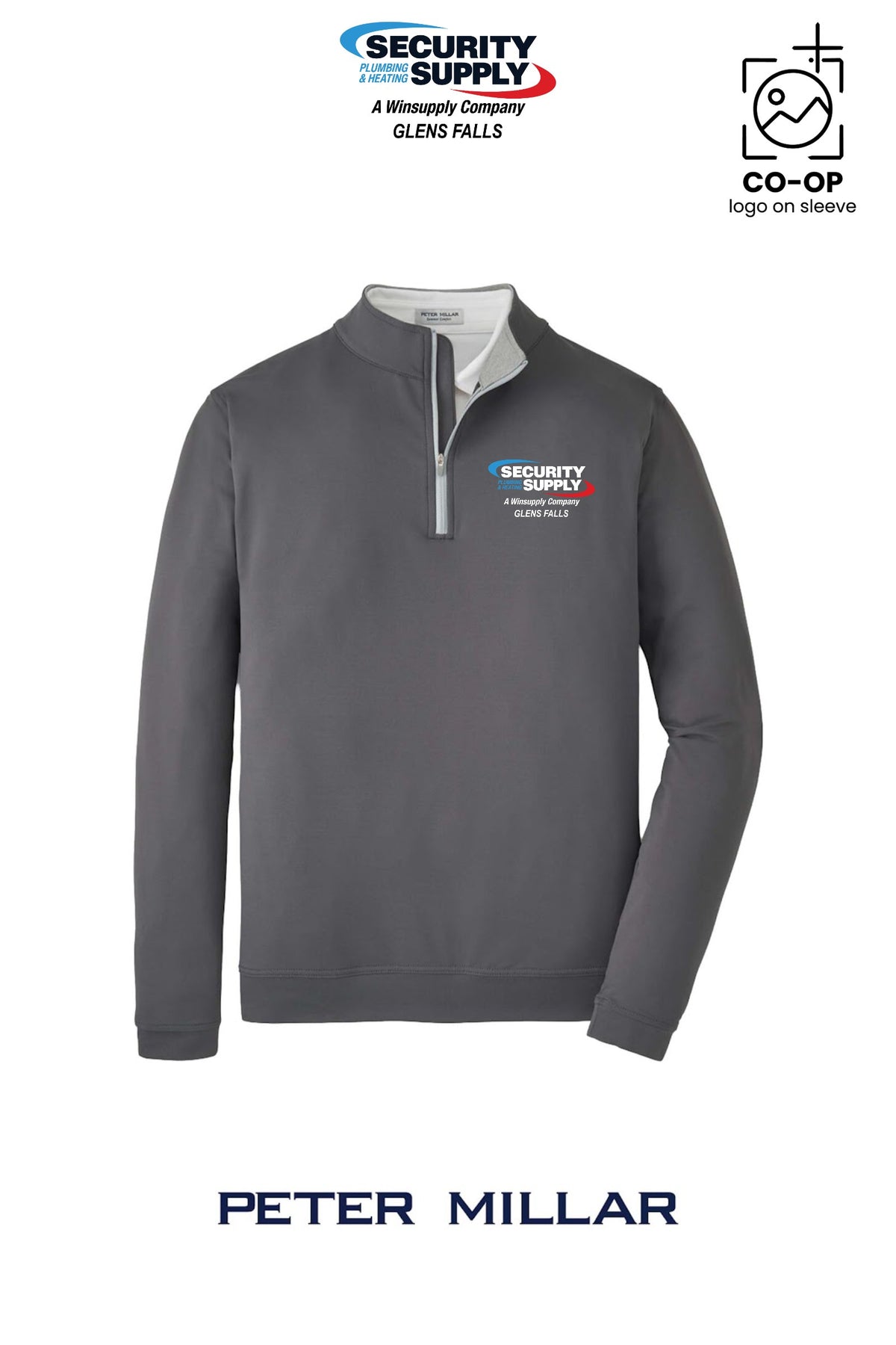Peter Millar Mens Perth Performance Quarter-Zip - SPHS Glens Falls