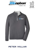 Peter Millar Mens Perth Performance Quarter-Zip - Queen City Winnelson