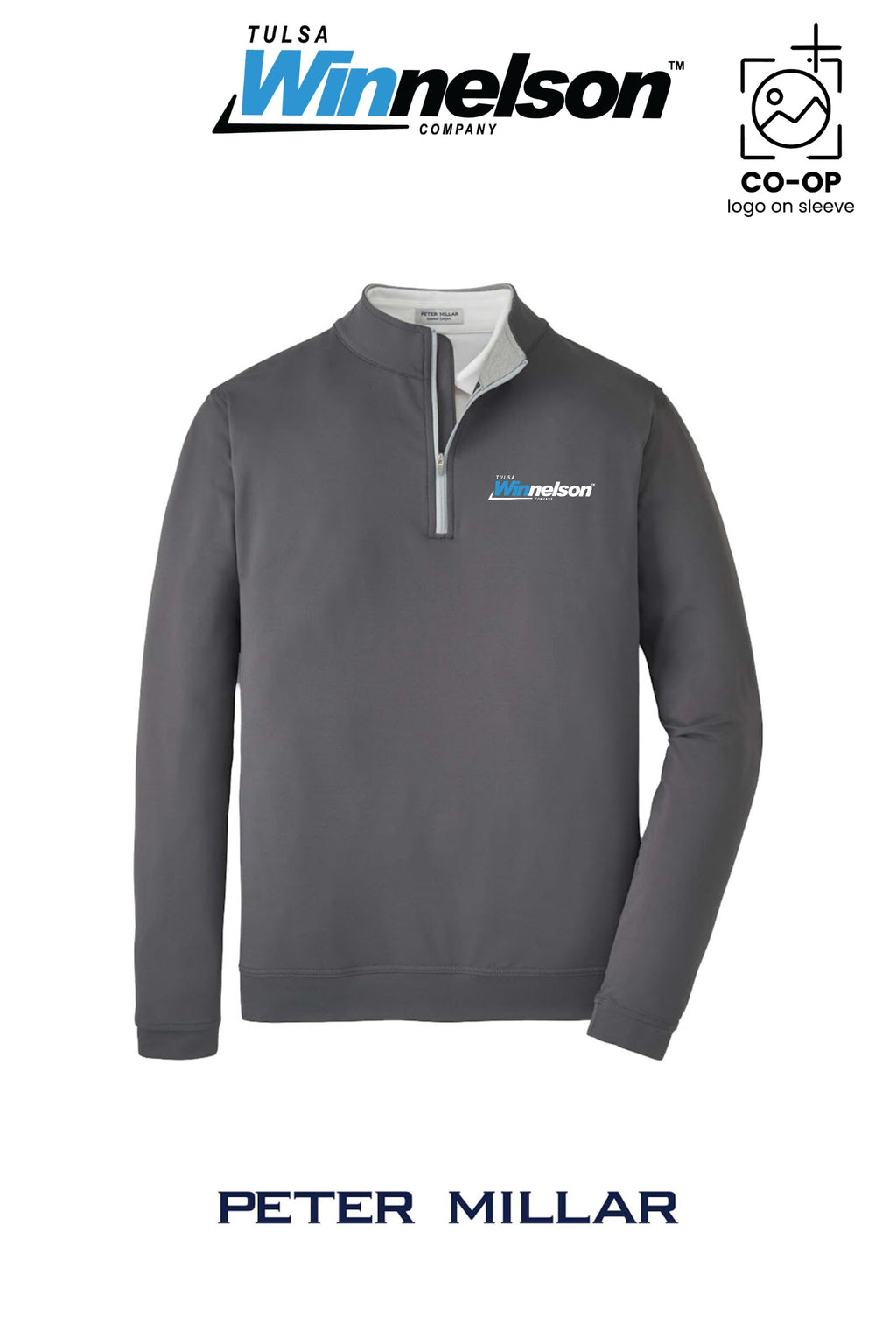 Peter Millar Mens Perth Performance Quarter-Zip - Tulsa Winnelson