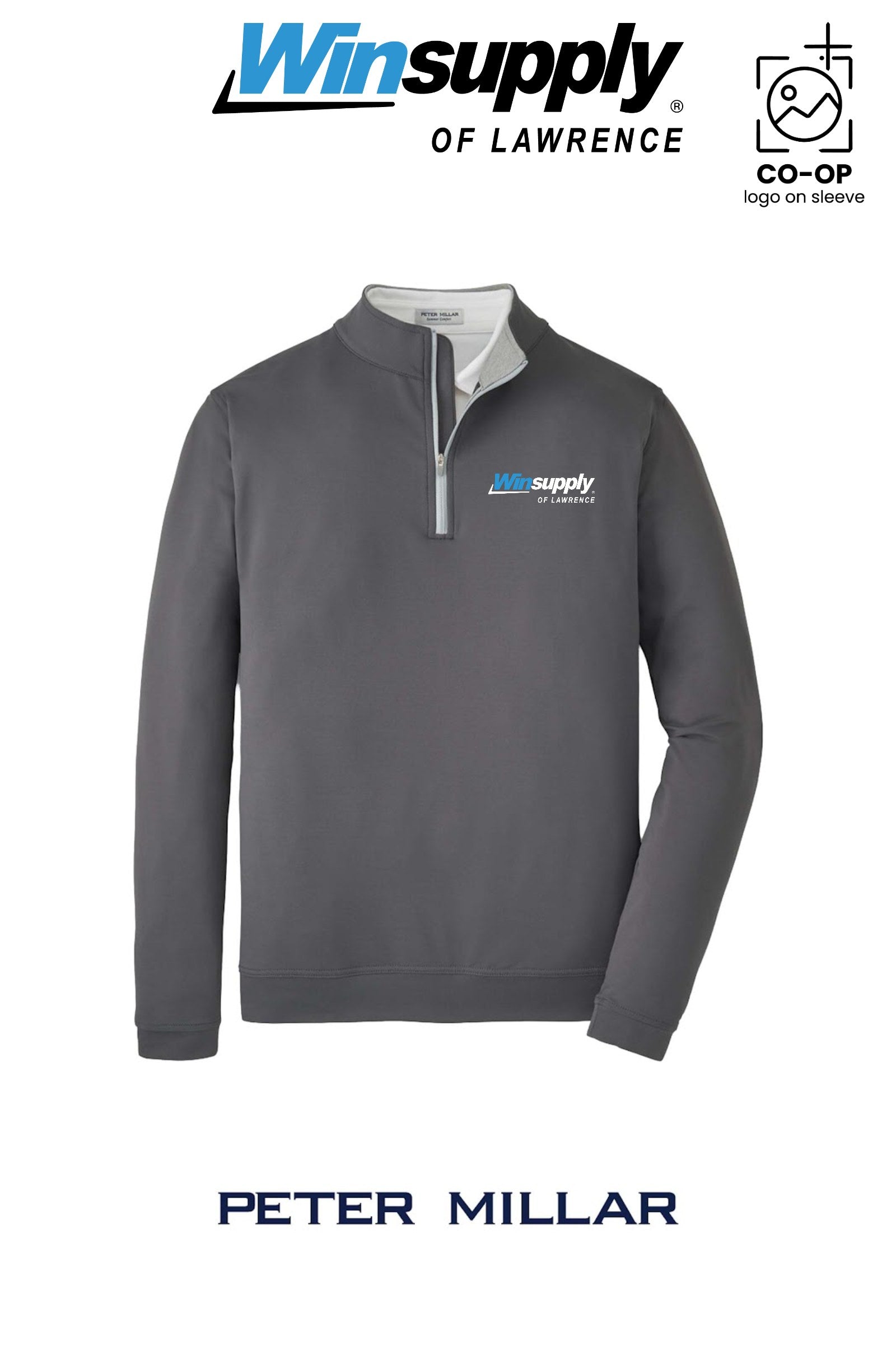 Peter Millar Mens Perth Performance Quarter-Zip - Winsupply of Lawrence