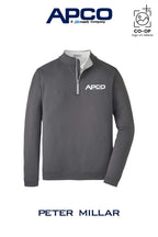 Peter Millar Mens Perth Performance Quarter-Zip - APCO Supply - Indianapolis