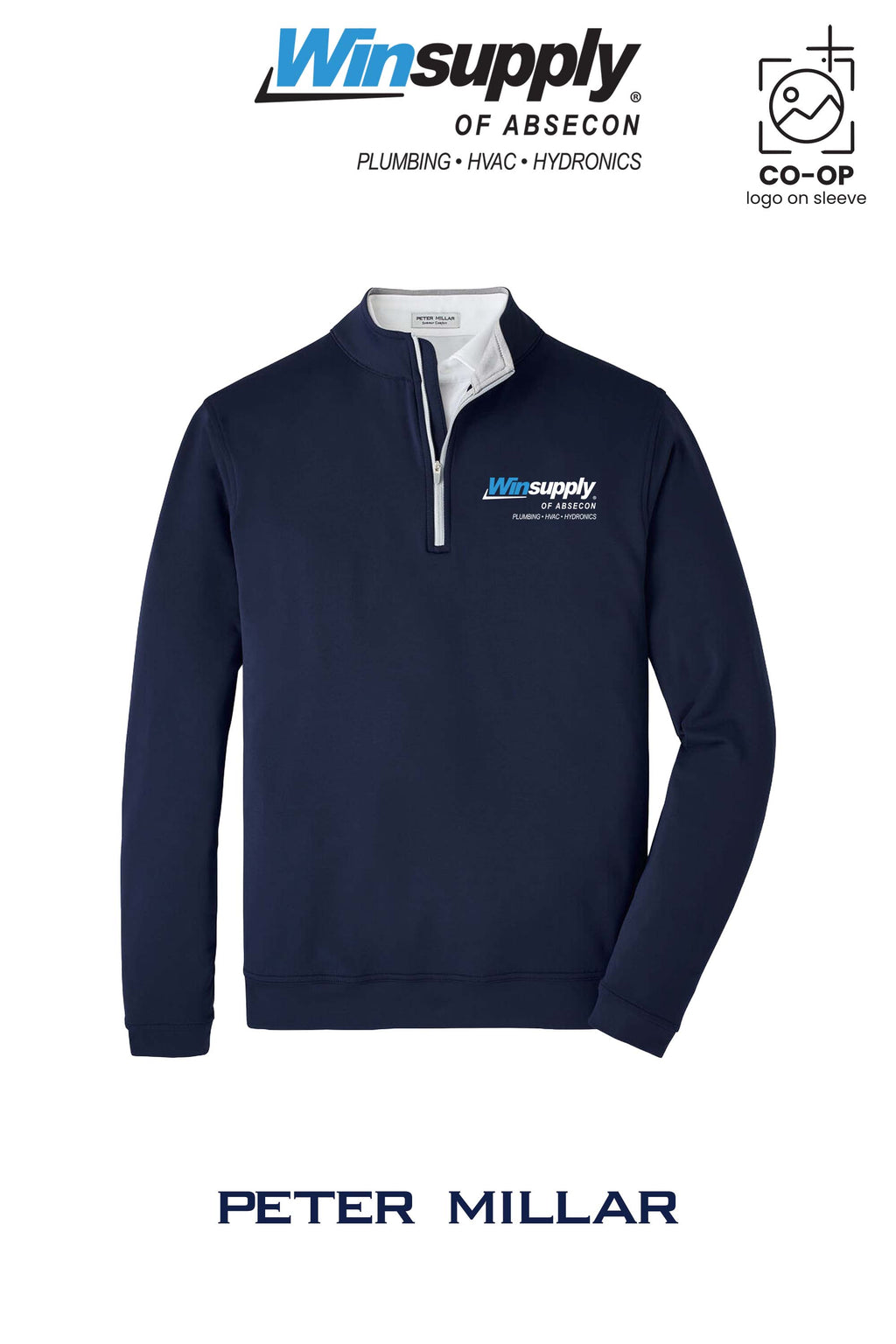 Peter Millar Mens Perth Performance Quarter-Zip - Winsupply of Absecon