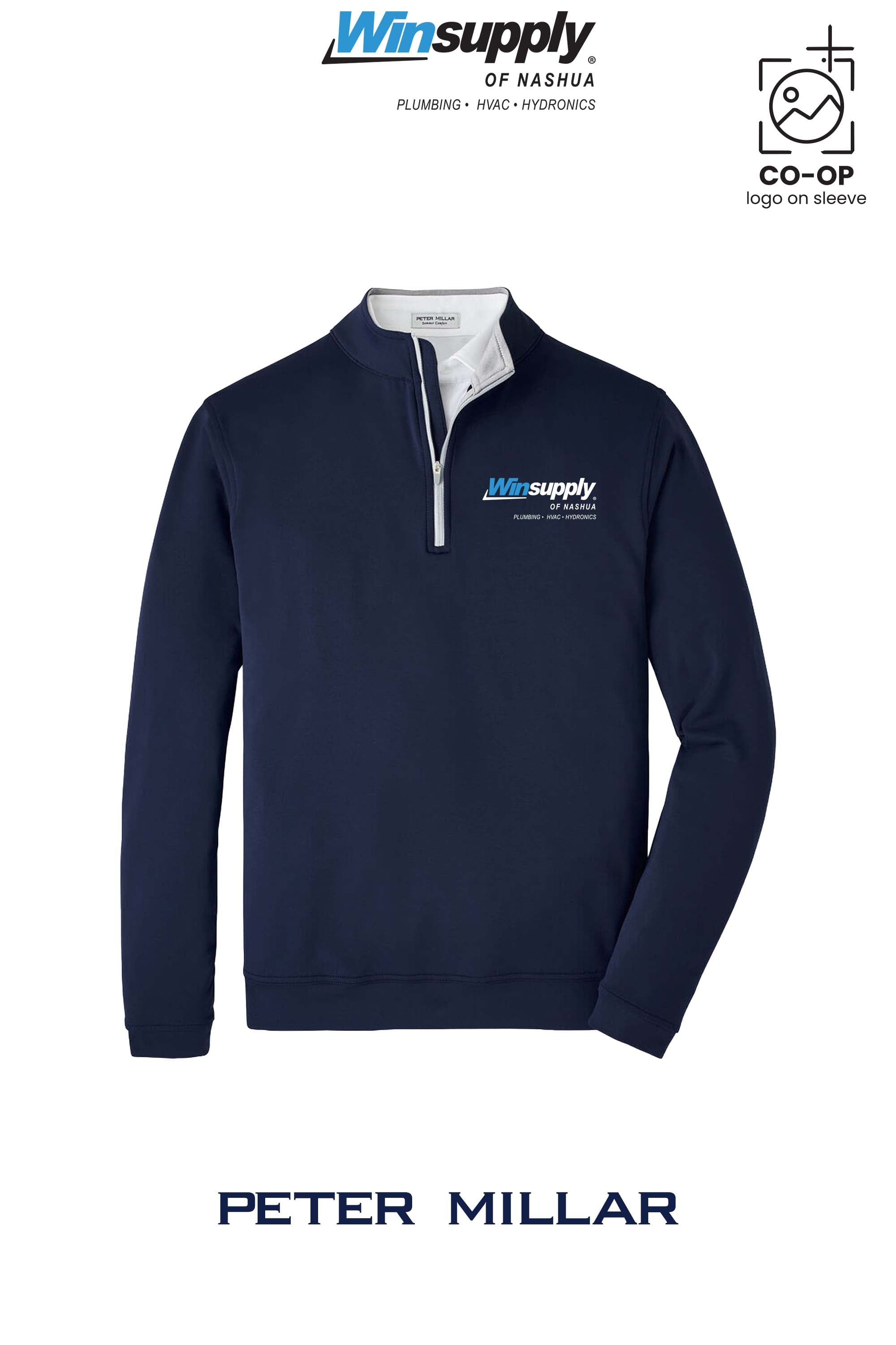 Peter Millar Mens Perth Performance Quarter-Zip - Winsupply of Nashua