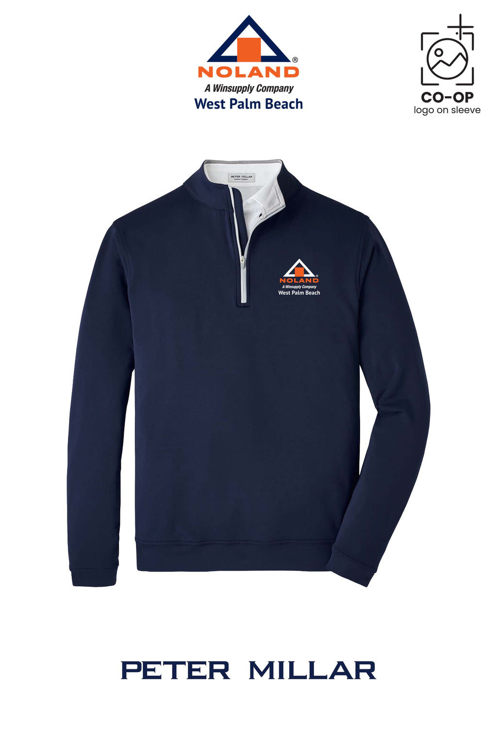Peter Millar Mens Perth Performance Quarter-Zip - Noland West Palm Beach